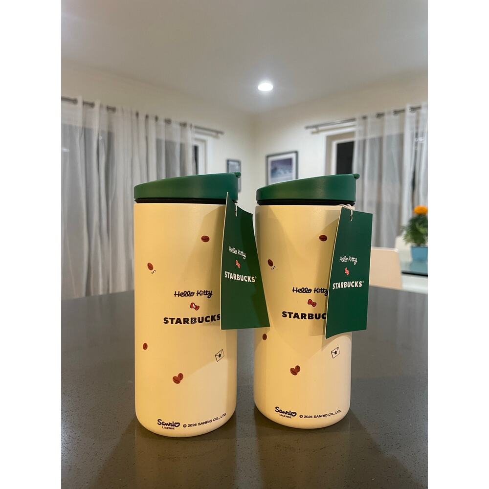 Starbucks x Hello Kitty 2025 Limited Edition Stainless Steel Tumbler 12 oz - Picture 14 of 15